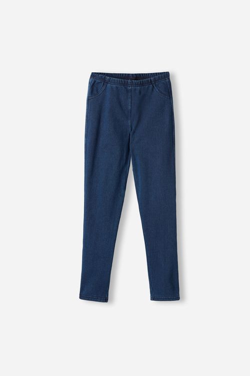 Legging Denim Térmica Infantil - Azul