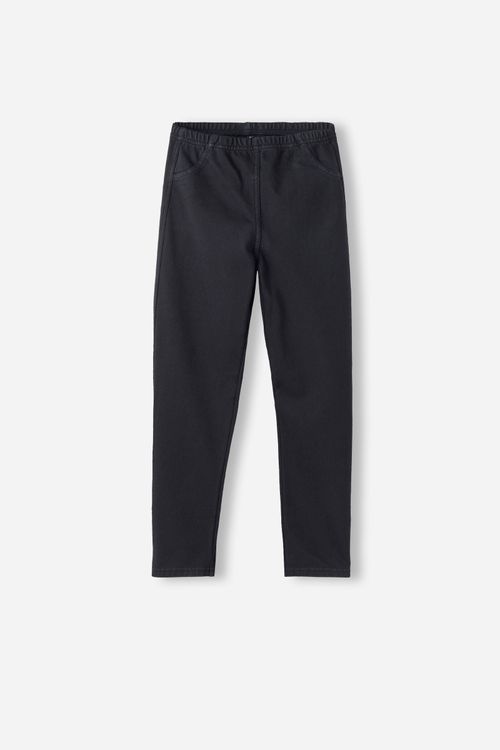Legging Denim Térmica Infantil - Preto