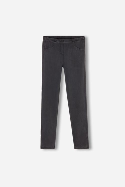 Legging Jeans Infantil - Preto