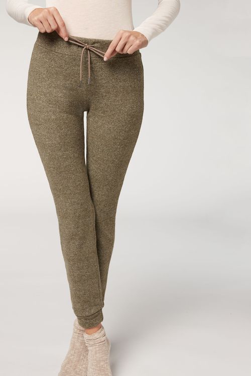 Leggings Comfort Com Cashmere - Verde