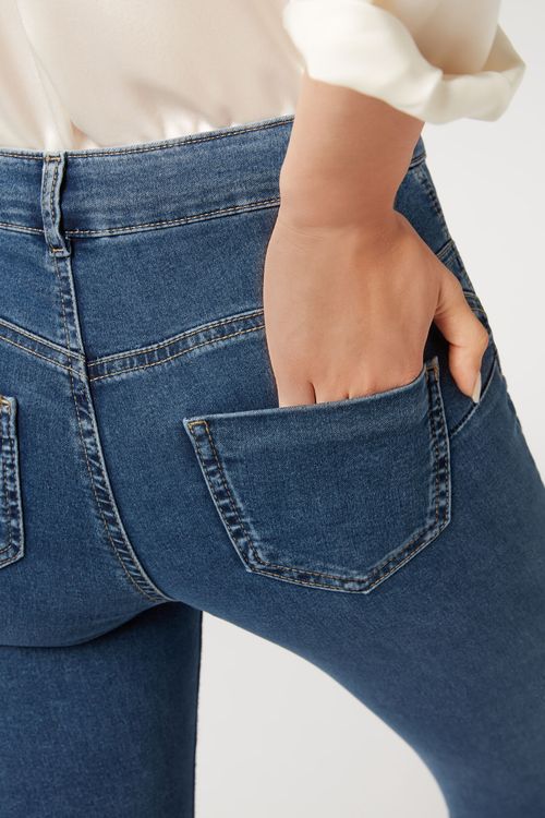 Jeans Push-Up Macia - Azul