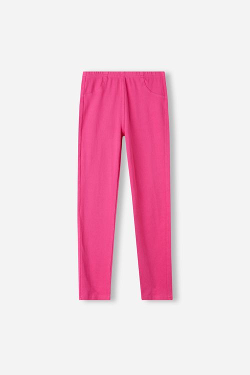 Legging Jeans Para Menina - Rosa