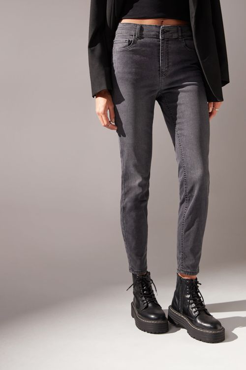 Calça Jeans Skinny Ultra Stretch - Cinza