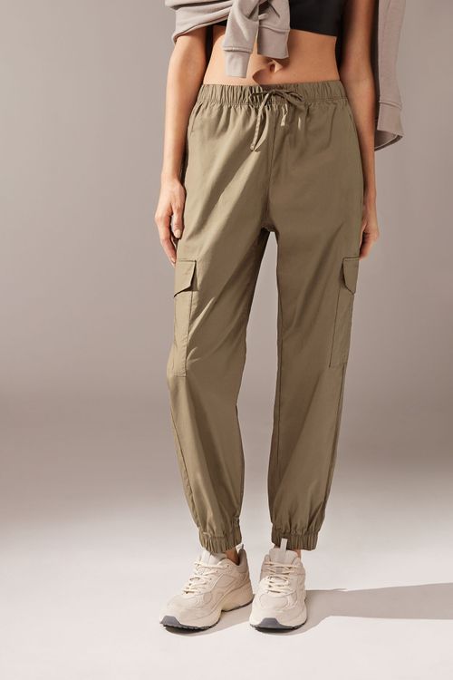 Calça Cargo Jogger - Verde
