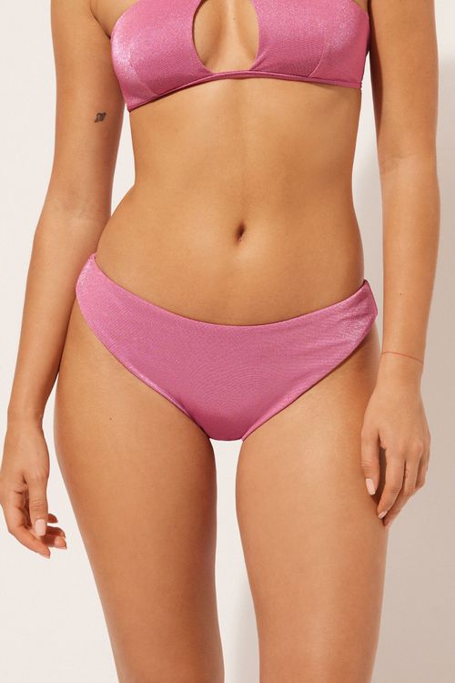 Calcinha De Biquíni Golden Glean - Rosa