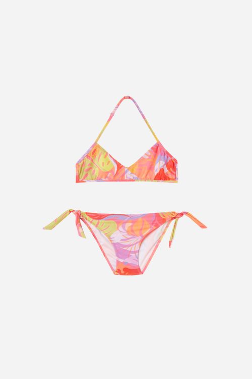 Biquíni Infantil Tropical Pop - Laranja