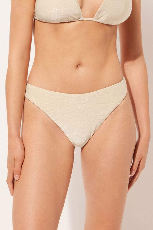 Calcinha De Biquíni Golden Glean - Off-White