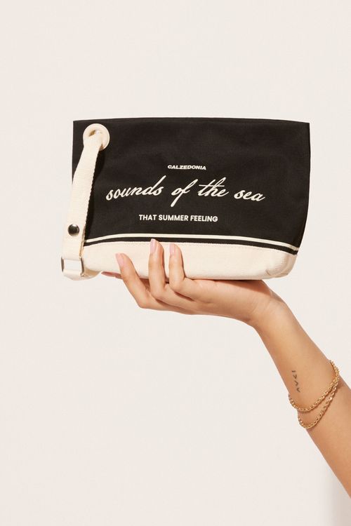 Necessaire Sounds Of The Sea - Preto