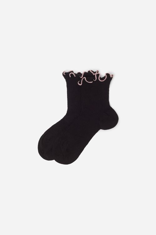 Meia Esportiva Infantil - Preto