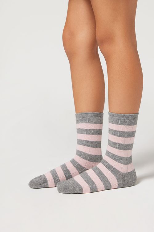 Meia Esportiva Infantil - Rosa
