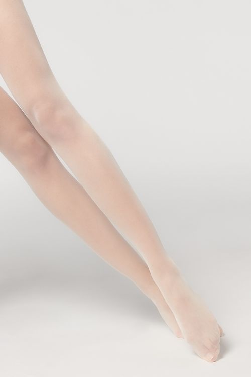 Meia-Calça Transparente Fio 20 - Bege