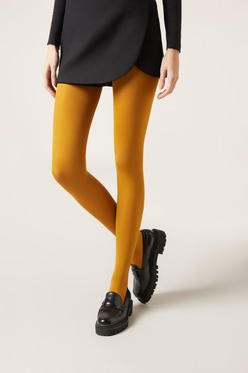 Meia-Calça Conforto Total Fio 50 - Amarelo