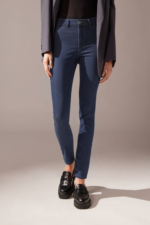 Jeans Push-Up Ganga Leve Eco - Azul