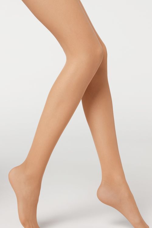 Meia Calça Ultra Mate Transparente Fio 20 - Bege