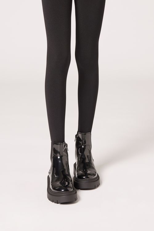 Meia Calça Térmica Infantil - Preto