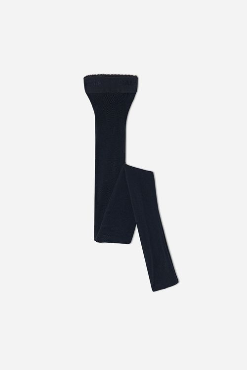 Meia Calça Com Rede Infantil - Azul