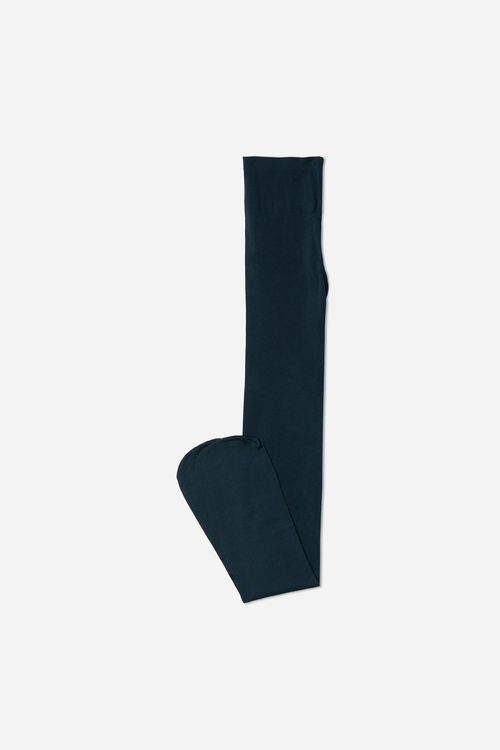 Meia-Calça Soft Touch Infantil Fio 50 - Azul