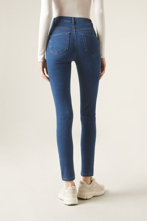 Jeans Push-Up Skinny Soft Touch - Azul