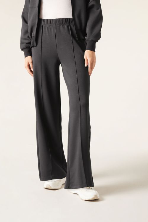 Calça Pantalona Lux Lounge - Cinza