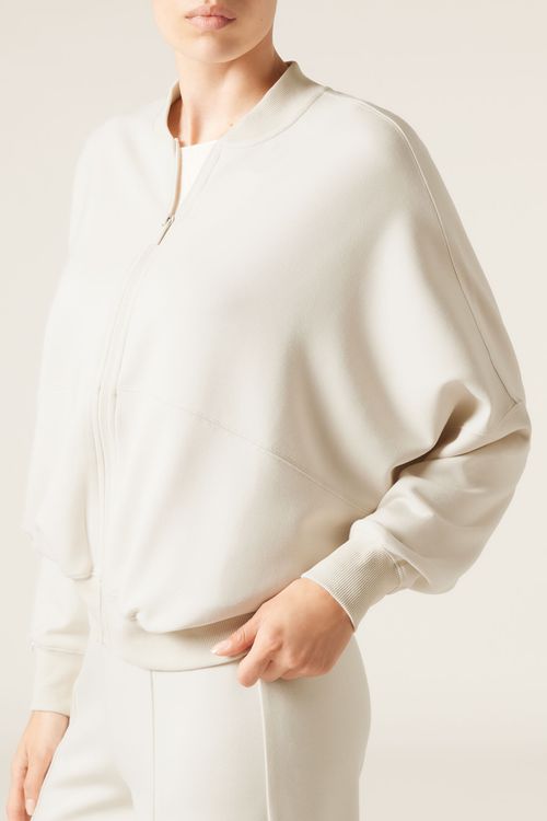 Moletom Sweatshirt Oversized Lux Lounge - Off-White