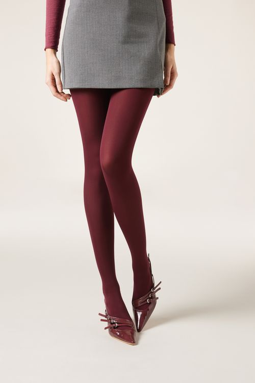 Meia-Calça Conforto Total Fio 50 - Bordô