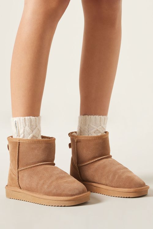 Meia Curta Macia - Off-White
