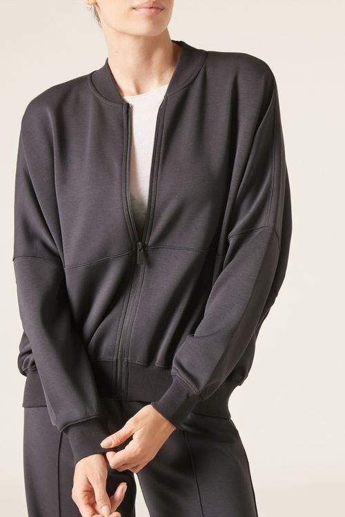Moletom Sweatshirt Oversized Lux Lounge - Cinza