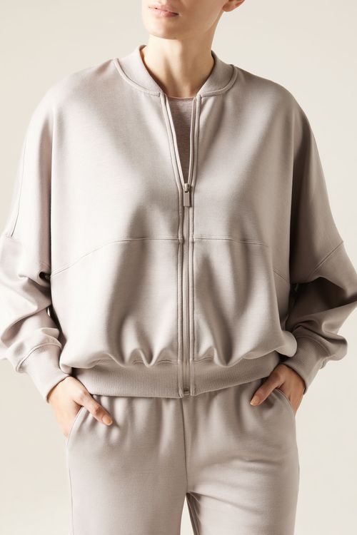 Moletom Sweatshirt Oversized Lux Lounge - Cinza