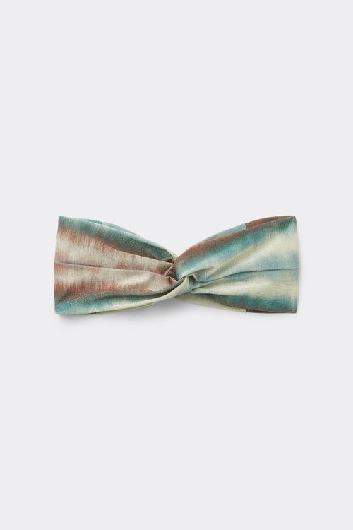 Faixa De Cabelo Glittery Tie-Dye - Azul
